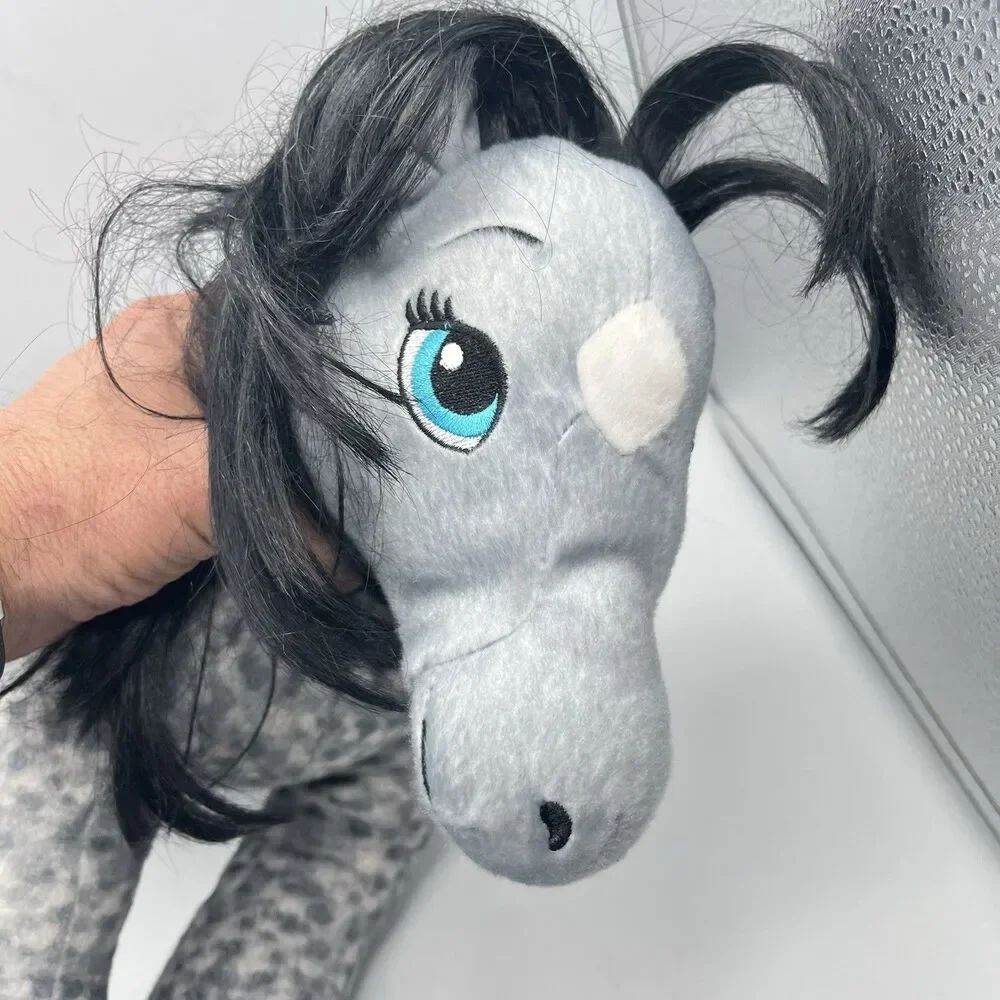 Build A Bear Horses & Hearts Riding Club Appaloosa Gray Horse BAB Plush Stuffed